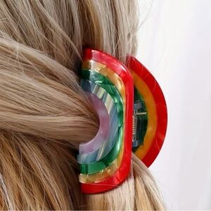 Rainbow Claw Clip